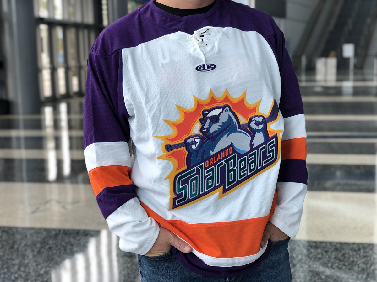 Orlando Solar Bears Minor League Hockey Fan Jerseys for sale
