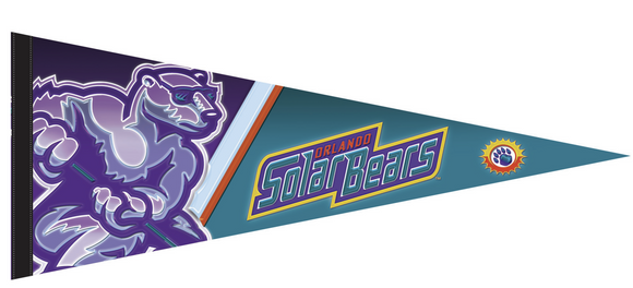 Orlando Solar Bears Felt Pennant