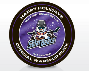 Teddy Bear Toss Warm Up Puck – Orlando Solar Bears Team Store