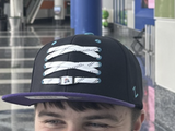Adult Lacer Hat - Black/Purple