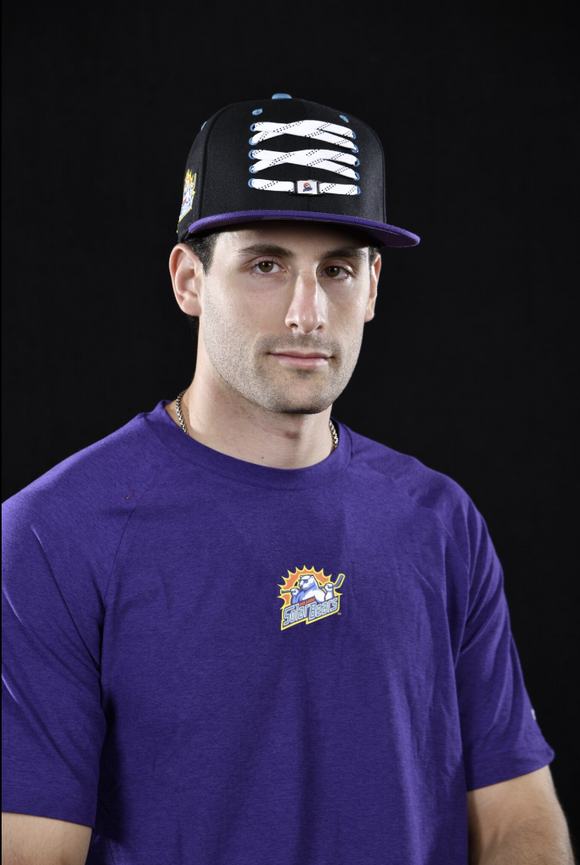 Adult Lacer Hat - Black/Purple